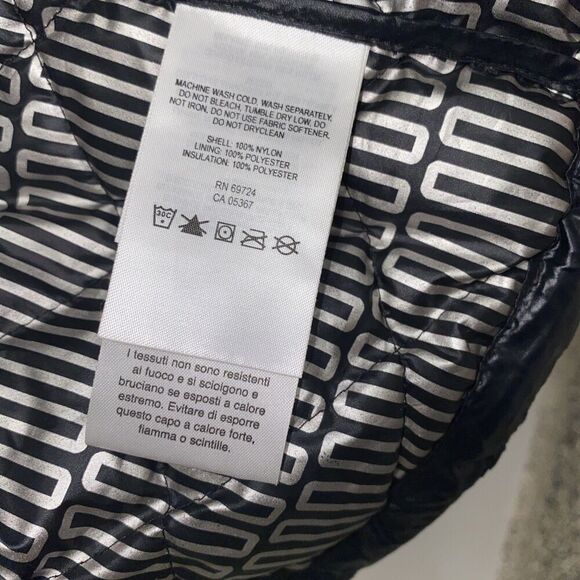 COLUMBIA Sz XL WHITE PINE THERMAL COIL WATERPROOF QUILTED JACKET BLACK - Picture 10 of 12